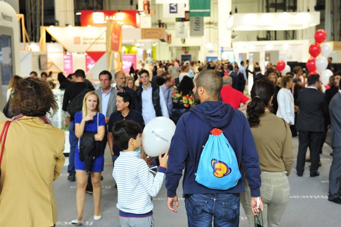 Visitants en el saló BMP 2017 
