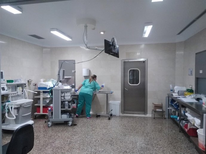 Sala de Endoscopia del Hospital de Tudela