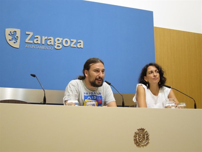 Híjar y Giner, en rueda de prensa este jueves en el Ayuntamiento