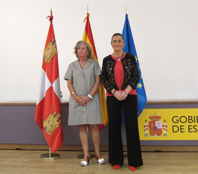 Danés y Barcones tras el acto de toma de posesión