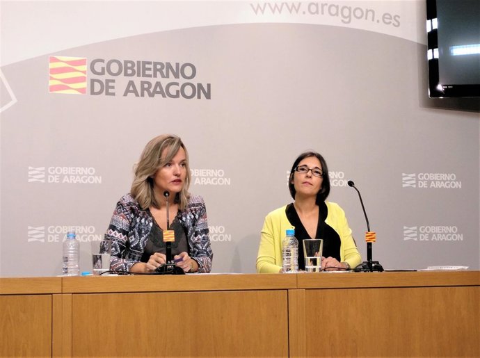 Alegría y Ortín este jueves en rueda de prensa.