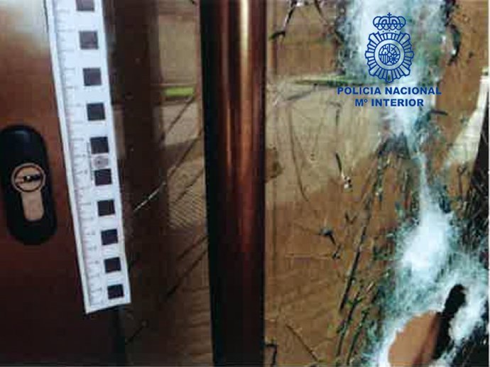 Escenario de uno de los robos. 