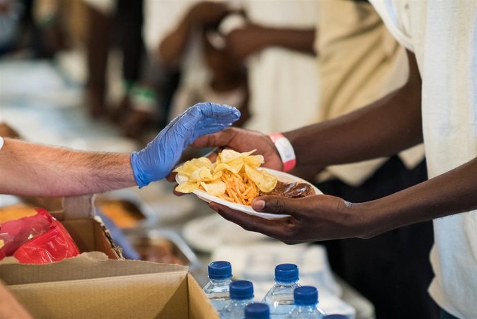Foto de albergue para migrantes