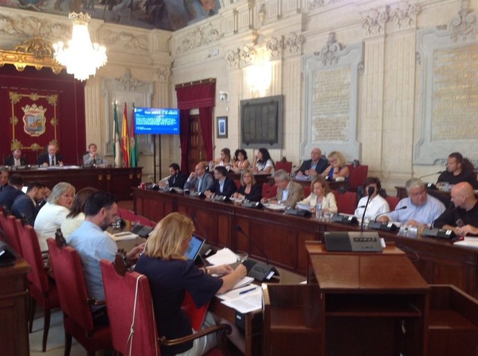 Pleno del Ayuntamiento de Málaga. Septiembre 2018 