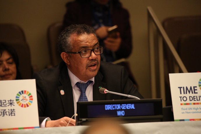 El director general de la OMS en la Asamblea de la ONU