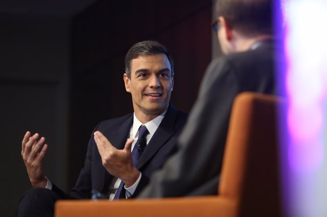 Pedro Sánchez participa en el Foro Reuters de Nueva York 