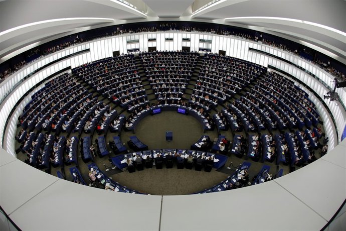 Pleno del Parlamento Europeo en Estrasburgo