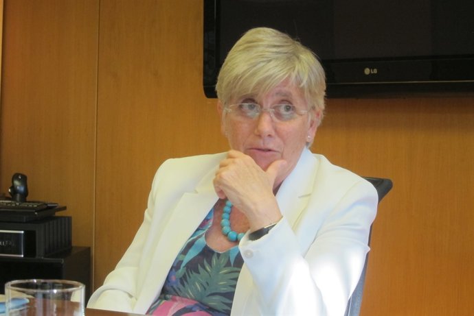 La consellera d'Ensenyament, Clara Ponsatí