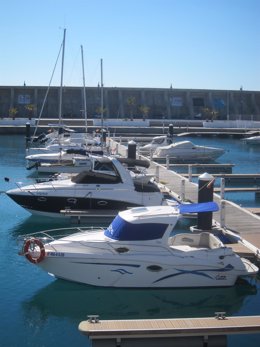 Barco, turismo, nautico, lujo, málaga, club, mediterráneo, atraque, costa