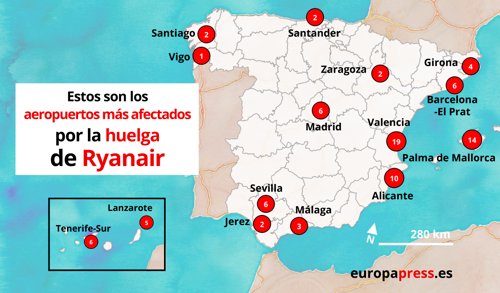 Vuelos ryanair cancelados