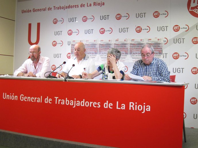   Pensionistas De UGT Y CCOO En Rueda De Prensa               
