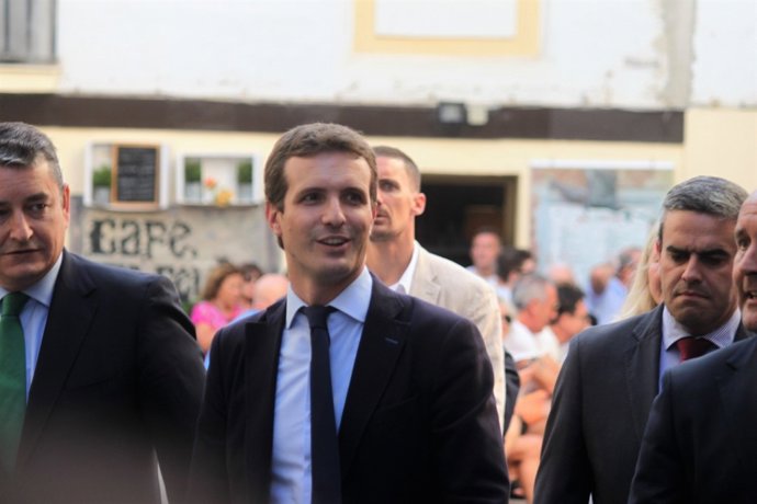 El president del PP, Pablo Casado