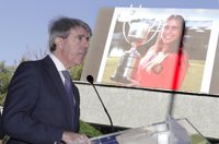 Ángel Garrido recuerda la "trayectoria ejemplar" de la golfista Celia Barquín