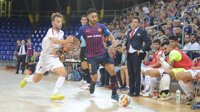 Barça Lassa y Palma Futsal, líderes tras golear a Segovia y Santa Coloma