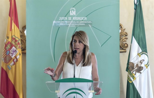 La presidenta de la Junta de Andalucía, Susana Díaz