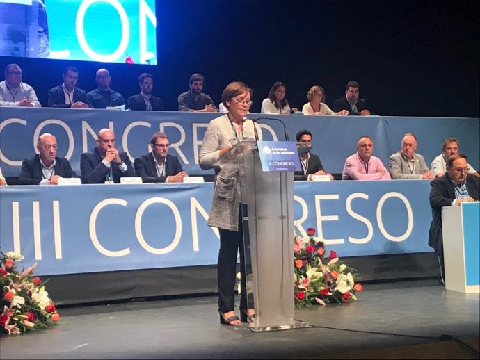 Carmen Moriyón en su intervención en el Congreso de Foro.