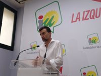 Maíllo (IU) afea a Casado su "torpeza supina y profundo desconocimiento" sobre Andalucía