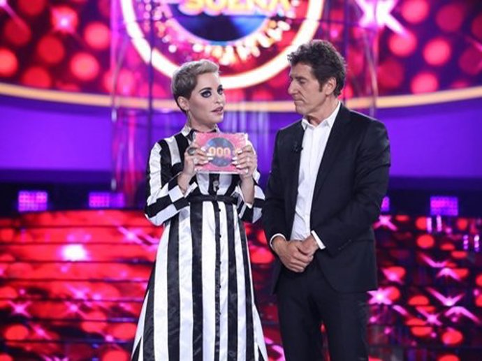 Soraya Arnelas en la primera gala de 'Tu cara me suena'