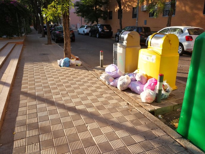 Residuos en la zona norte de Sevilla