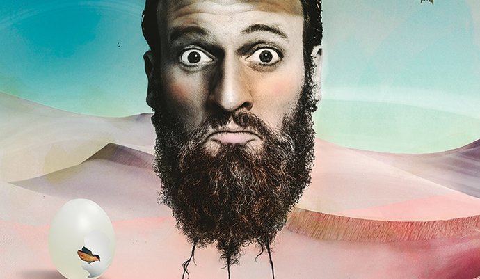 Cartel del espectáculo "Más vale sólo que ciento volando" de Edu Soto