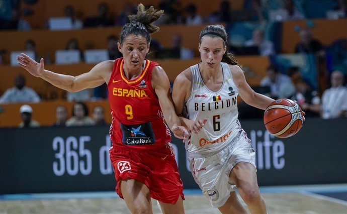 Laia Palau en el España - Bélgica