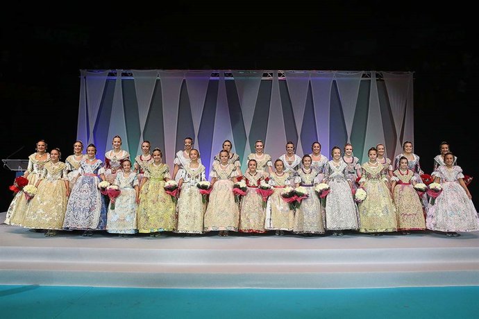 Candidatas a Fallera Mayor y Fallera Mayor Infantil de València 2019 