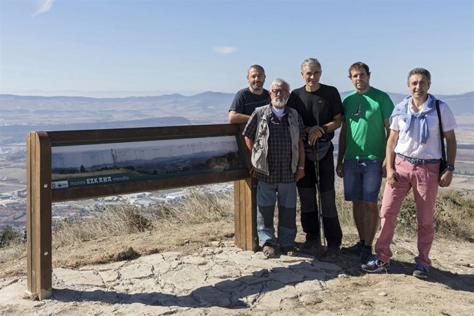 Mesa panorámica instalada en San Cristóbal-Ezkaba