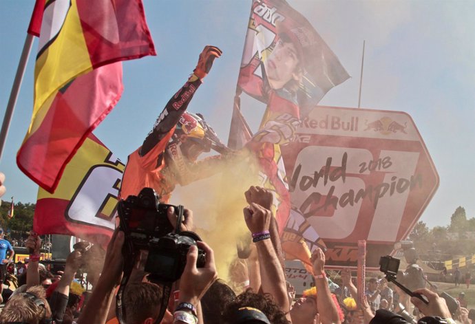 El piloto español de motocross Jorge Prado