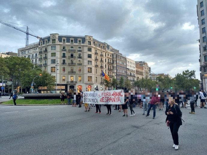 Manifestación de los CDR en Barcelona