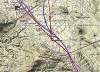 Dos heridos, uno de ellos grave, al chocar una moto con dos neumáticos de un camión reventados en la A-30