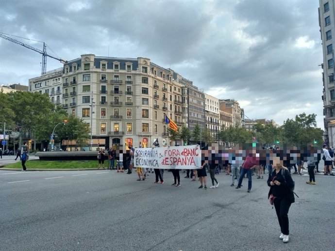 Manifestació dels CDR a Barcelona