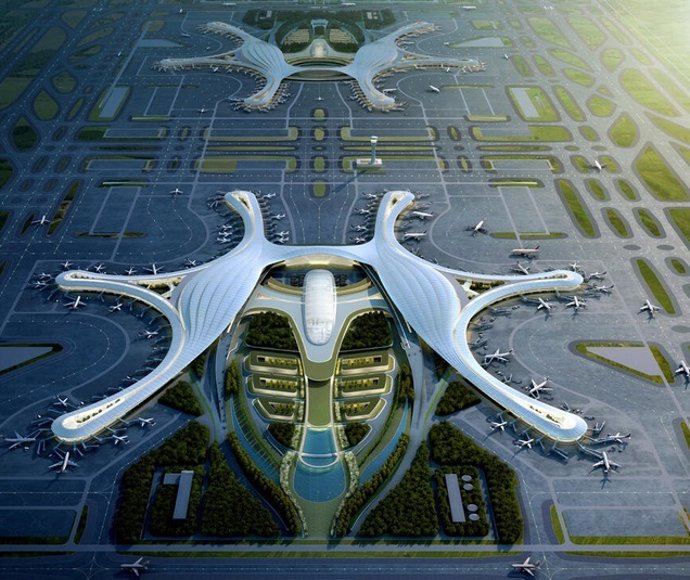 Futuro nuevo aeropuerto de Chengdú (China)