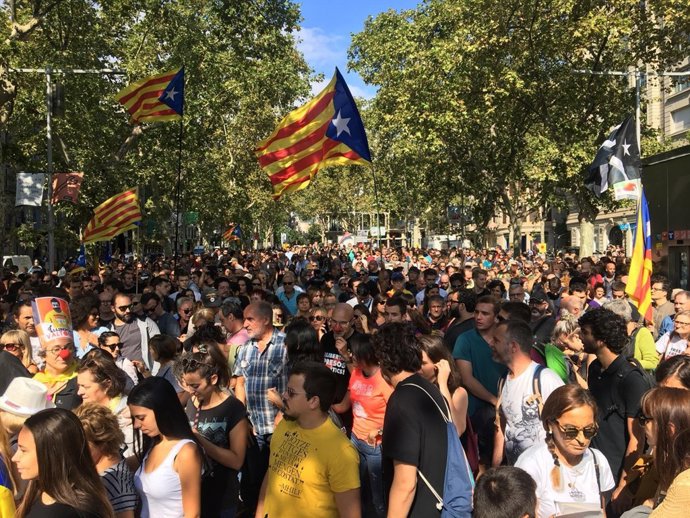 Manifestación de los CDR por el 1-O