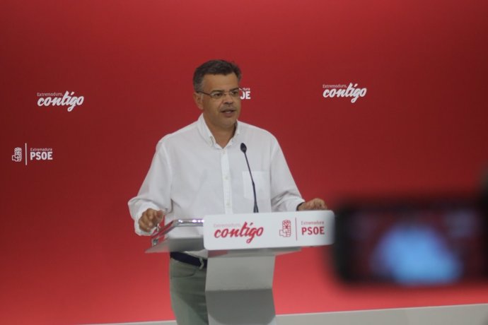 Portavoz del PSOE de Extremadura, Juan Antonio González