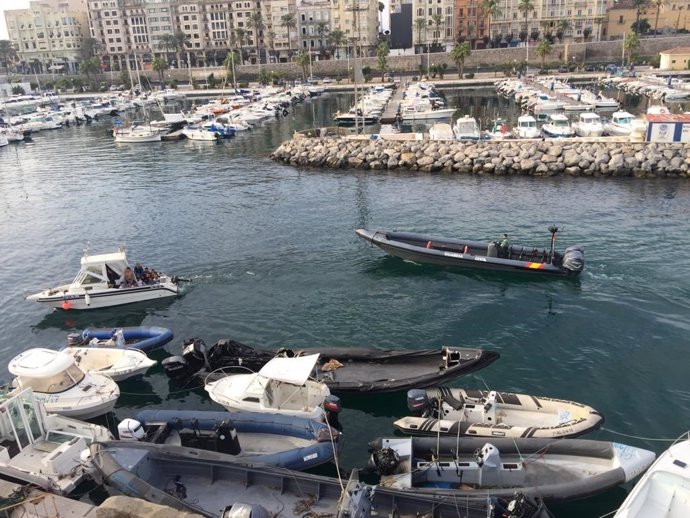 Guardia Civil, en una actuación en Ceuta