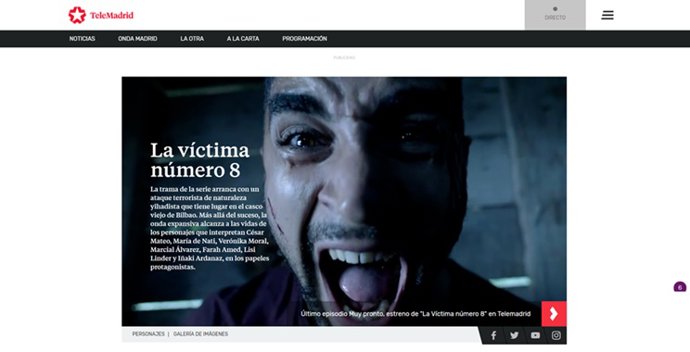 Web de Telemadrid