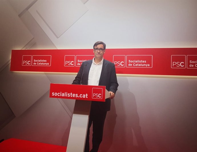 El secretari d'Oganización  del PSC, Salvador Illa
