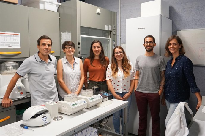 El equipo del IBMB-CSIC J.Roca, O.Díaz, S.Dyson, J.Segura, A.Valdés y B.Martínez