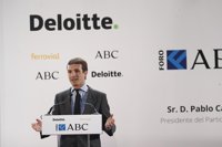 Casado censura que el Gobierno arremeta contra la prensa: "No hay mayor emisor de fake news que Moncloa"