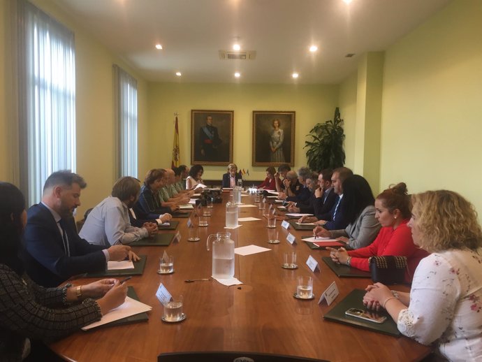 Reunión de Junta de Seguridad con dirigentes políticos asturianos