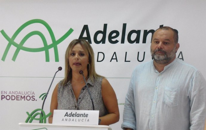 María de Gracia y Rafael Sánchez Rufo, de Adelante Andalucía. 