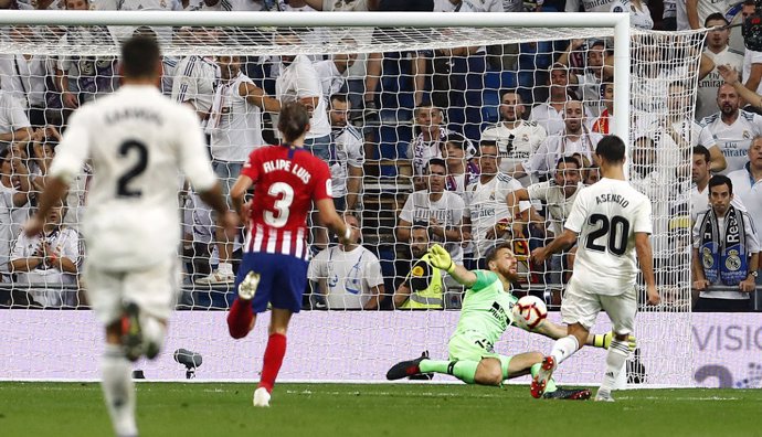 Asensio se topa con Oblak en el derbi Real Madrid-Atlético
