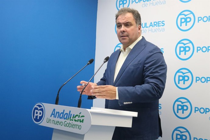 El portavoz de la Dirección Provincial del PP, Juan Carlos Duarte.