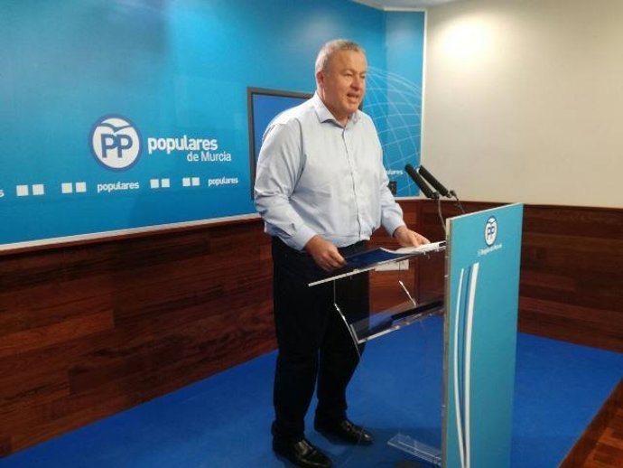 El viceportavoz del Partido Popular de la Región de Murcia, Francisco Bernabé