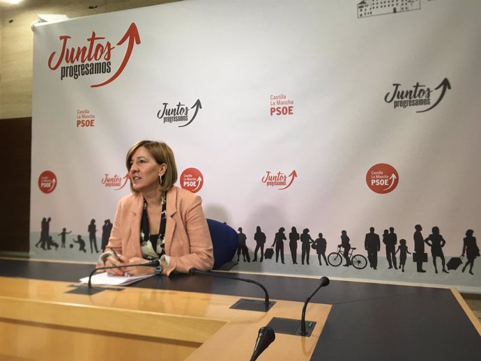 Blanca Fernández en rueda de prensa