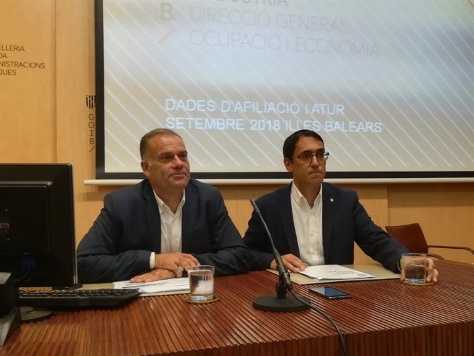 Presentación de los datos del paro y afiliación
