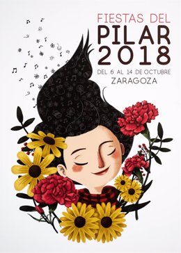 Cartel de las Fiestas del Pilar 2018 "La Pili"