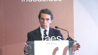 Aznar dice que España estará "atascada" hasta no resolver el "golpe" en Cataluña: "Alguien tendrá que decir 'se acabó'"