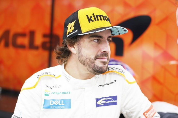 Fernando Alonso en rueda de prensa