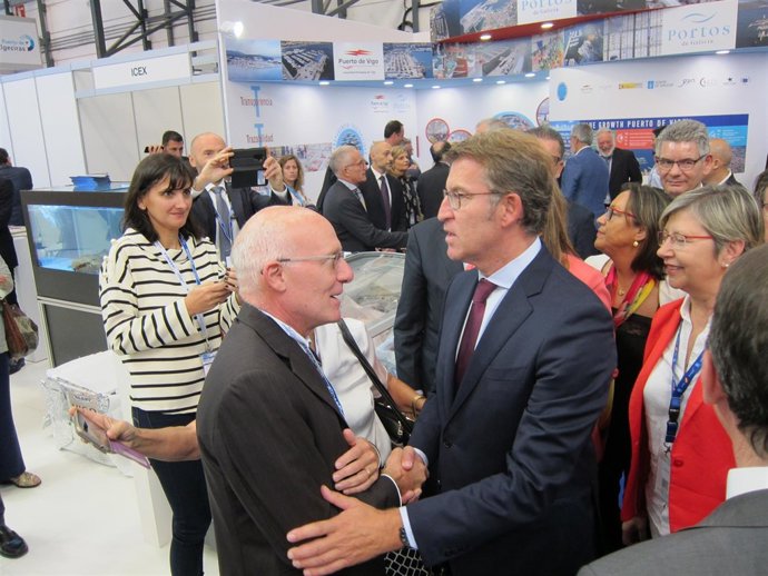 Feijóo en la inauguración de la XX feria Conxemar                      